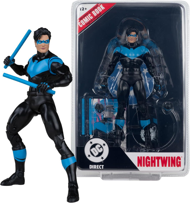 MCFARLANE TOYS DC Direct Page Punchers Nightwing (Comic #81) Action Figure
