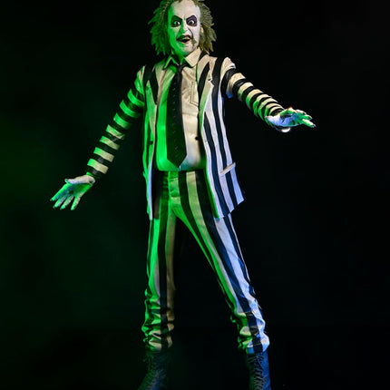 NECA - Beetlejuice - Striped Suit Beetlejuice with sound (1988 Movie)