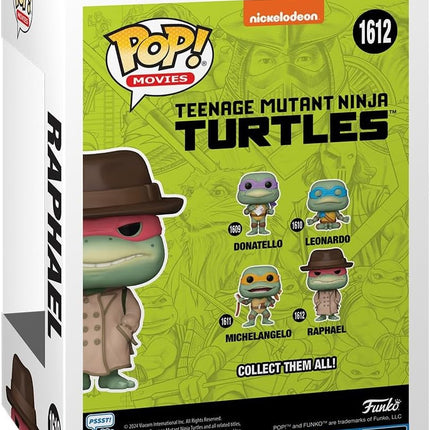 Funko POP! Movies: TMNT Raphael with Coat & Hat - Vinyl Figure #1612