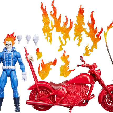 Hasbro Marvel Legends Series Ghost Avenger Johnny Blaze Figure Motorcycle