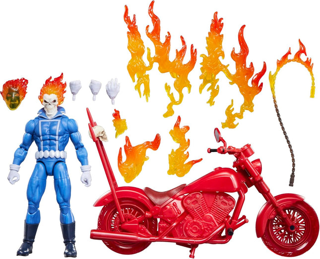 Hasbro Marvel Legends Series Ghost Avenger Johnny Blaze Figure Motorcycle