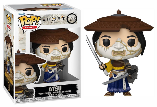 Funko Pop! Games: Ghost of Yotei - Atsu - Ghost of Tsushima Vinyl Figure #1248