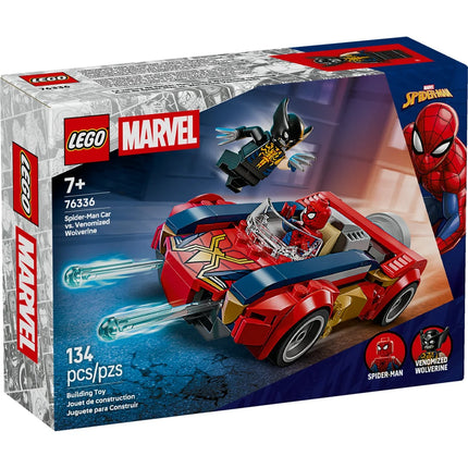 LEGO Marvel Spider-Man Car vs. Venomized Wolverine 76336