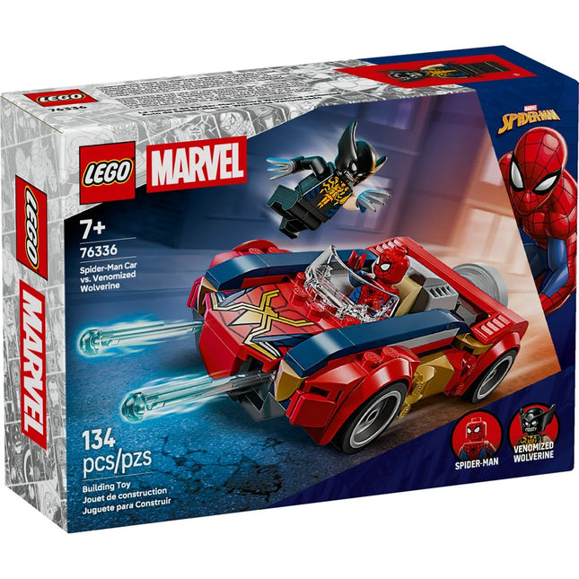 LEGO Marvel Spider-Man Car vs. Venomized Wolverine 76336