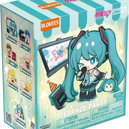 BLOKEES DaaVibe 01 Series - Hatsune Miku - Terrace Party - Display of 6 - Model Kits