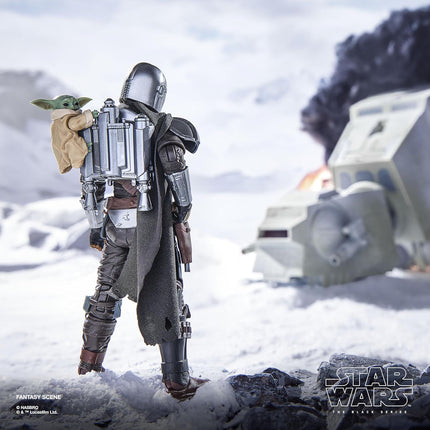 Hasbro STAR WARS Series The Mandalorian & Grogu Deluxe Collectible Action Figure