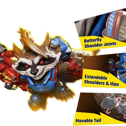 BLOKEES Marvel Rivals Champion Class - Rocket Raccoon - Model Kits