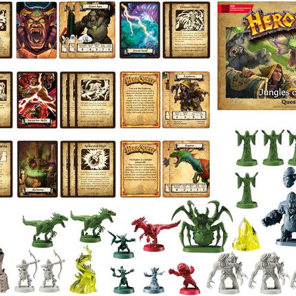 HeroQuest Jungles of Delthrak Expansion Pack 16 Quests 29 Miniatures 14 Ages
