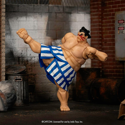 JADA TOYS Street Fighter II: The Final Challengers - E. Honda (Deluxe) Figures
