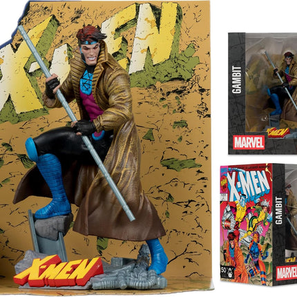 MCFARLANE TOYS Marvel Posed Gambit (X-Men #1) Statue