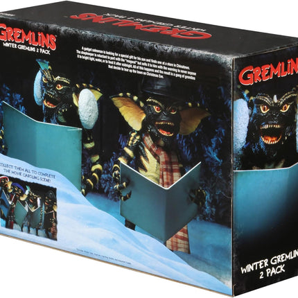 NECA Gremlins: Christmas Carol Winter Scene - Clothed 7" Scale Action Figures Se