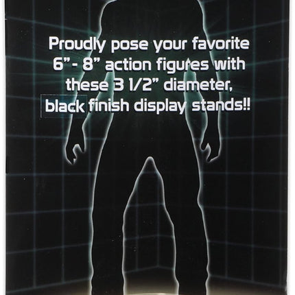 NECA - Black Figure Display Stand - Set of 10