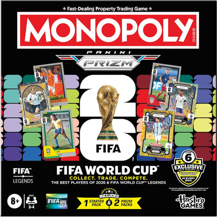 HASBRO Monopoly Panini Prizm: FIFA World Cup 2026 - Boardgames