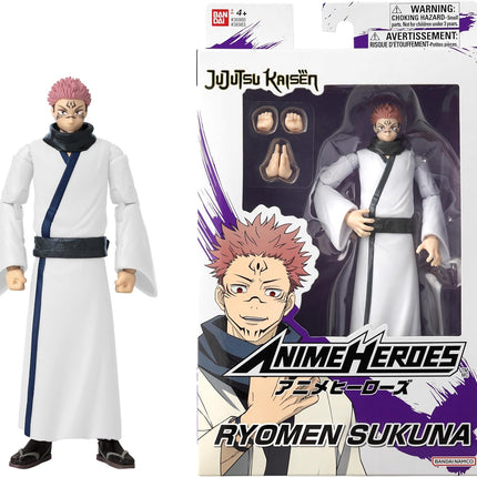 BANDAI Anime Heroes Jujutsu Kaisen - Ryomen Sukuna - Action Figure