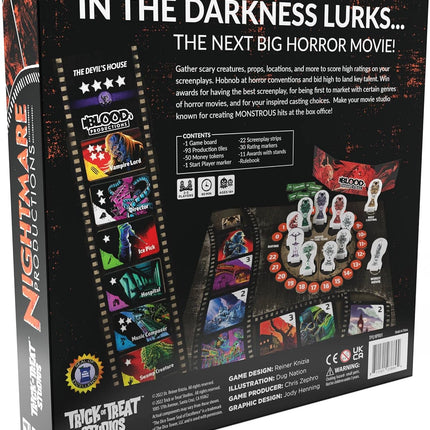 TRICK OR TREAT STUDIOS Nightmare Productions Board Game