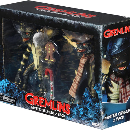 NECA Gremlins: Christmas Carol Winter Scene - Clothed 7" Scale Action Figures Se