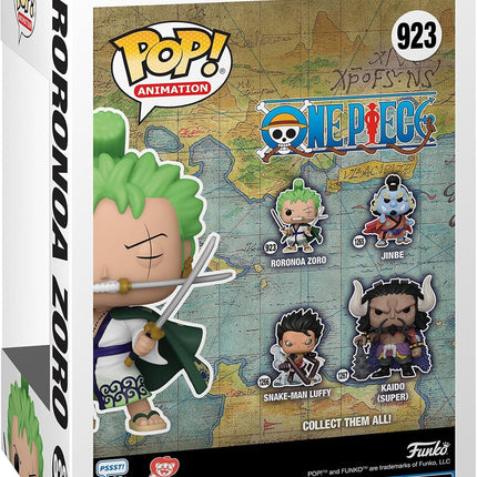 Funko POP! Animation: One Piece - Roronoa Zoro Vinyl Figure #923