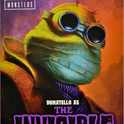 Universal Monsters x Teenage Mutant Ninja Turtles Ultimate Donatello as The Invisible Man