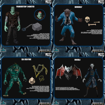 Mezco Monsters - Tower Of Fear Deluxe Boxed Set