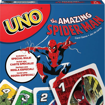 Mattel Games - UNO Spider-Man Classic Card Game (Marvel) Card Game, Tab
