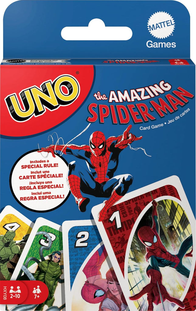 Mattel Games - UNO Spider-Man Classic Card Game (Marvel) Card Game, Tab
