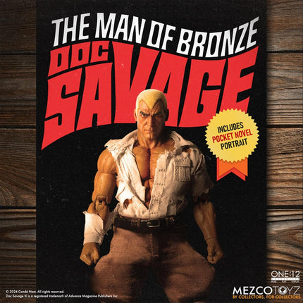 MEZCO Doc Savage - The Man of Bronze (Deluxe Edition) Action Figure