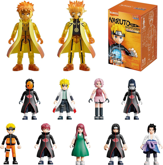 BLOKEES Naruto Ultimate Bond - GV01 - 9pc Blind Box Set Display