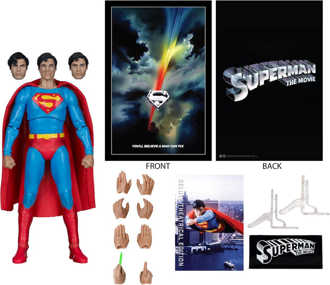 MCFARLANE TOYS DC Multiverse Superman (1978) Theatrical Deluxe - Action Figure