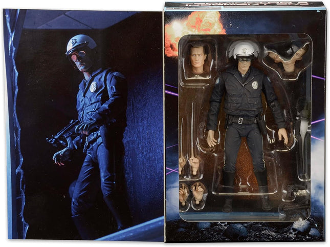 NECA Collectible Ultimate T-1000 Motorcycle Cop Terminator 7" Scale Action Figure