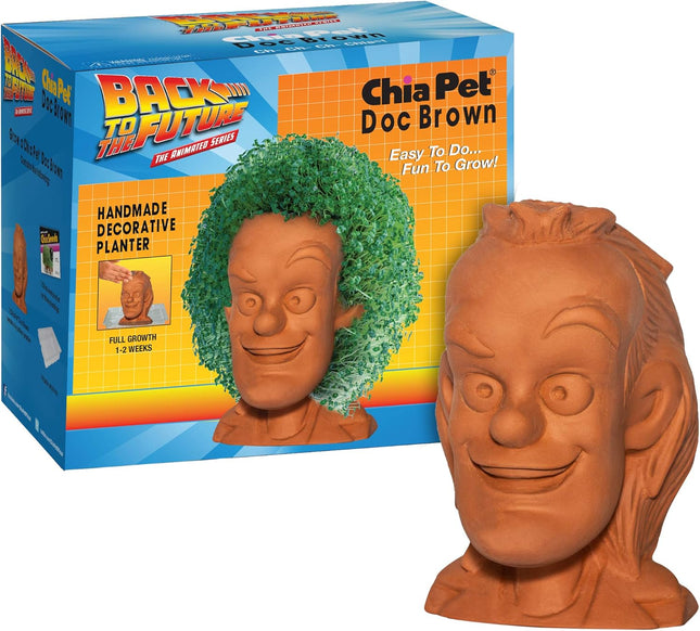 Chia Pet Back to The Future - Doc Brown, Terra Cotta