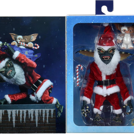NECA Gremlins Ultimate Santa Stripe with Gizmo - Action Figure