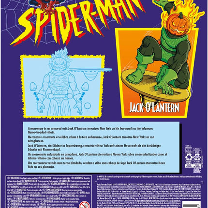 Marvel Legends Series Jack O'Lantern, Spider-Man Comics Collectible 6-Inch Action Figure