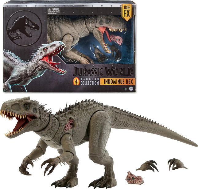 MATTEL Jurassic World Hammond Collection - Indominus Rex Dinosaur - Action Figure