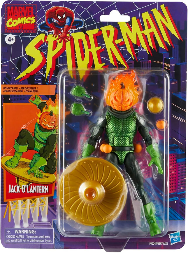 Marvel Legends Series Jack O'Lantern, Spider-Man Comics Collectible 6-Inch Action Figure