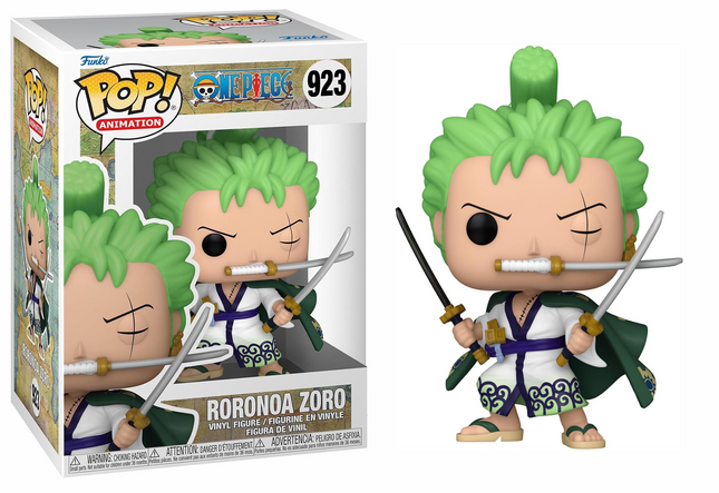 Funko POP! Animation: One Piece - Roronoa Zoro Vinyl Figure #923