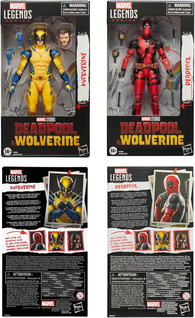 Marvel Legends Series Deadpool & Wolverine (Movie) – Deadpool and Wolverine 2-Pack Action Figures