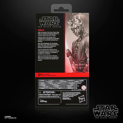 HASBRO Star Wars The Black Series Maul Shadow Lord - Maul - Action Figure