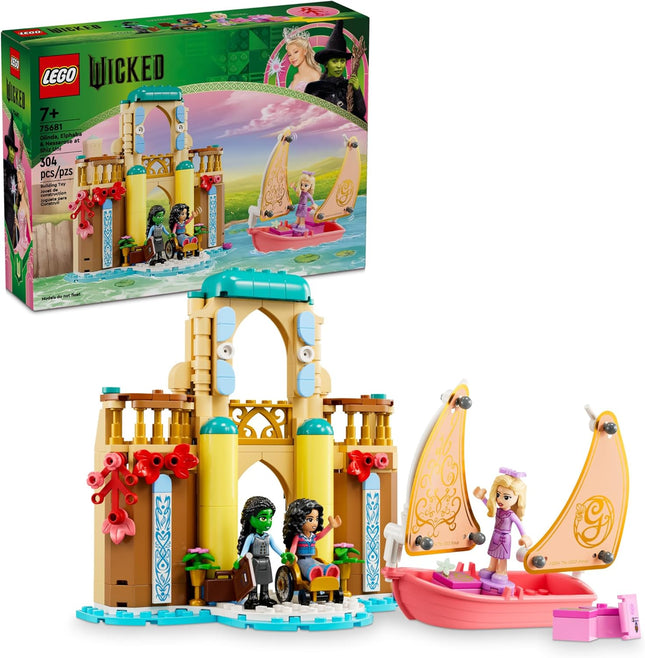 LEGO Wicked Glinda, Elphaba & Nessarose at Shiz University Building Toys #75681