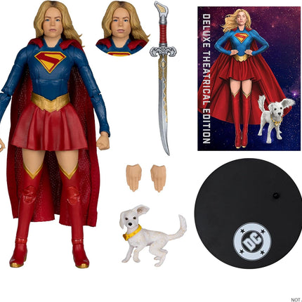 McFarlane Toys DC Multiverse Supergirl & Baby Krypto (Theatrical Deluxe) Action Figure