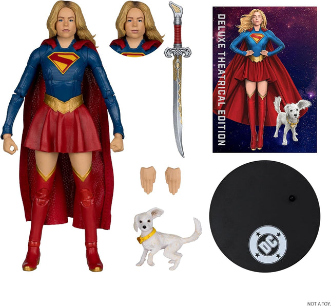 McFarlane Toys DC Multiverse Supergirl & Baby Krypto (Theatrical Deluxe) Action Figure