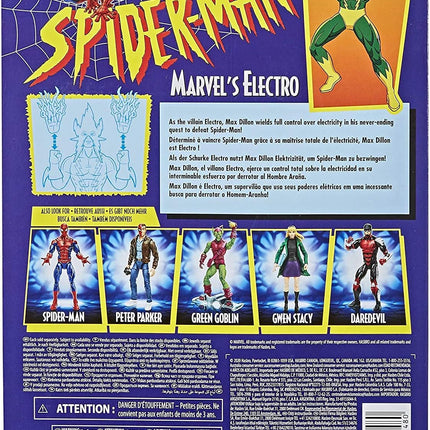 Hasbro Marvel Legends Series Spider-Man Electro Action Figure