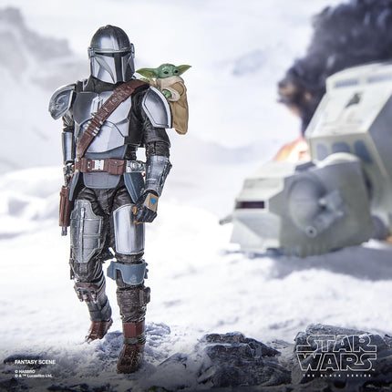 Hasbro STAR WARS Series The Mandalorian & Grogu Deluxe Collectible Action Figure