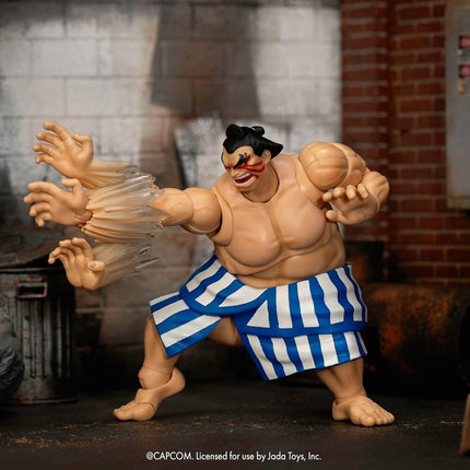 JADA TOYS Street Fighter II: The Final Challengers - E. Honda (Deluxe) Figures