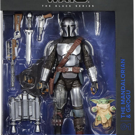 Hasbro STAR WARS Series The Mandalorian & Grogu Deluxe Collectible Action Figure