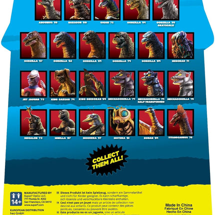 Super7 Toho Godzilla '54 (Green Flare) Reaction Figure - 3.75" Toho Godzilla Action Figure Classic Monster Movie Collectibles and Retro Toys