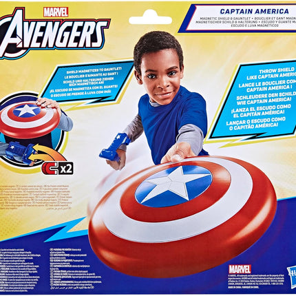Marvel Avengers Captain America magnetic shield and gauntlet