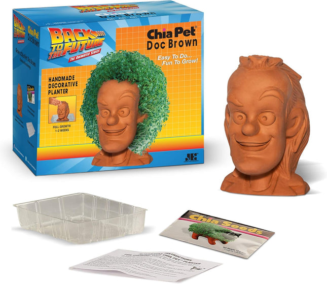 Chia Pet Back to The Future - Doc Brown, Terra Cotta