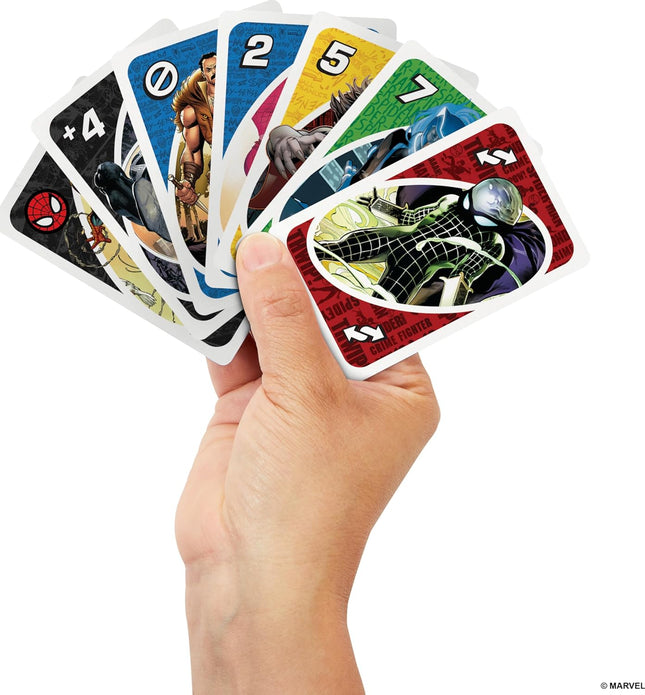 Mattel Games - UNO Spider-Man Classic Card Game (Marvel) Card Game, Tab