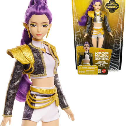 MATTEL KPop Demon Hunters Huntr/X Rumi (Golden) Singing Doll