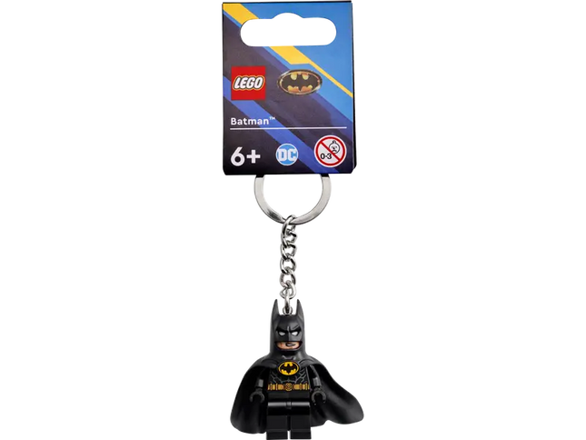 LEGO® DC Super Heroes Batman Black Minifigure Keychain 854235